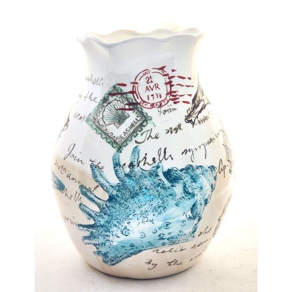 PITCHER/VASE-MAXCERA-STAMP SEAHORSE-Large Pourer-Seahorse Ocean Motif-10 Cups - Picture 3 of 11